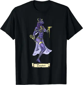 NOVÁ LIMITOVANÁ Egyptské Kočičí Bohyně Mytologie Starověkého Egypta Dárek Tee T-Shirt Obrázek