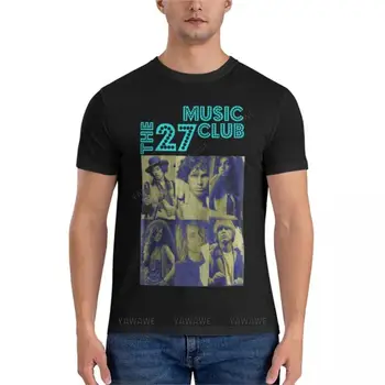 nové bavlněné pánské tričko 27 Hudební Klub T-Shirt muži oblečení men grafické t košile, trička muži topy pro něj Obrázek