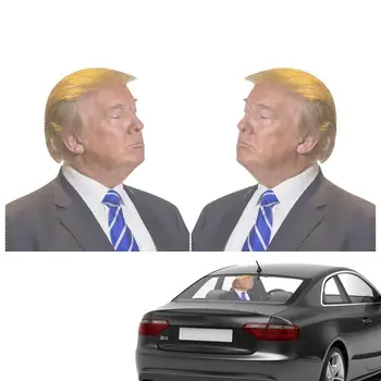 Nálepka Pro Auto, Vtipné Trump Čelí Automobilový Okno Držet Obtisky PVC Legrační Trump Tvář TranslucentWindow Auto Samolepky Obrázek