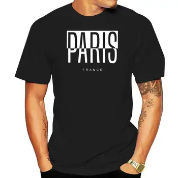 Paříž Francie v Art Deco Box Logo T-Shirt Obrázek