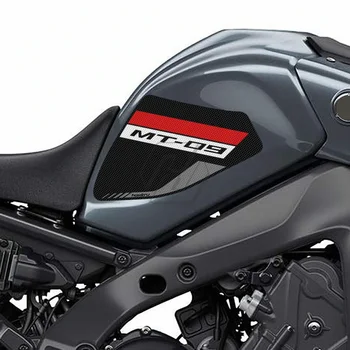 Pro Yamaha MT-09 2021-2022 Nálepka Motocykl Příslušenstv Straně Nádrže Podložka na Ochranu Kolen Grip Mat Obrázek