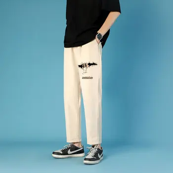 Pánské Harem Kalhoty Tisk Pohodlné Černoch Anime Kalhoty Příležitostné Letní Nošení Kalhot Japonské 5XL Módní Polyester Obrázek