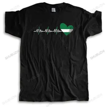 pánské značkové tričko černé nové o-neck tričko fashion s krátkým rukávem Srdce ANDALUSIE Nové Pánské Bavlna streetwear tričko Obrázek