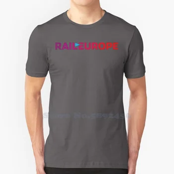 Raileurope Logo Vysoce kvalitní T Košile Módní T-shirt Nové 100% Bavlněné Tričko Obrázek