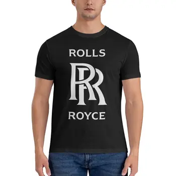 Rolls Royce Módní Tričko Potištěné Bavlněné Pánské T-Shirt Muži Topy Legrační Krátký Rukáv Tee Obrázek