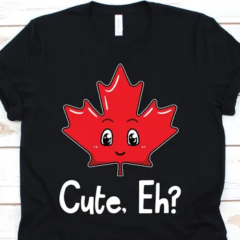 Roztomilý Eh Kanady T Tričko Vtipné Vlajka Pro Canadian Super Hrdý Na Den, Javorový List Obrázek