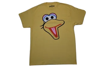 Sesame Street Pánské Velký Pták Velký Obličej Žluté Tričko Nové M, L, XL, 2XL Obrázek