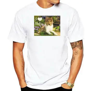 Shetlandský Ovčák, Miluju Šeltií tričko - Volba velikosti a barvy! Obrázek