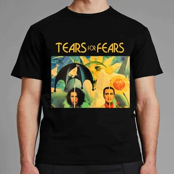 Tears For Fears Kapely Music Tour Tričko Černé Všechny Velikosti Unisex KK589 Obrázek