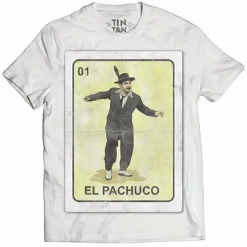 TIN TAN loteria, t-shirt, pachuco cholo chicano mexiko Obrázek