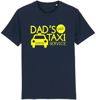 Táta je Zdarma Taxi Služby T-Shirt Legrační Vtip Otce Den Dárek Od Dětí Obrázek