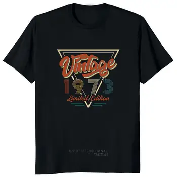 Vintage Classic Limited Edition 1973 Rádio Narozeniny Print T Shirt Strany Otce, Matka Současné Letní Muži Ženy T-shirt Dárek Obrázek