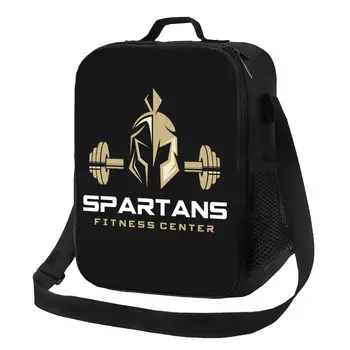 Vlastní GYM Spartan Fitness Oběd Bag Muži Ženy Termální Chladič Izolované Oběd Boxy, pro Děti, Školy Obrázek
