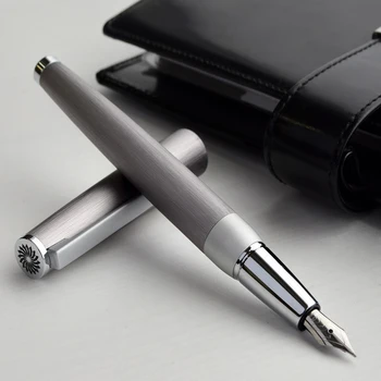 Wancher Vysoce kvalitní plnicí pero celokovové Střední Hrot Obrázek