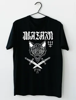 Watain švédská Black Metalová Kapela FTW 13 Wolf Tričko S-2XL Obrázek