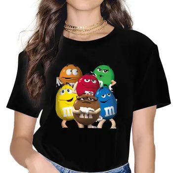 Ženy Dobrý Tým T Košile M Candy Oblečení Novinkou Krátký Rukáv Crewneck Trička, Originální Trička Obrázek